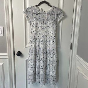 Parker White Lace Dress - Size XS